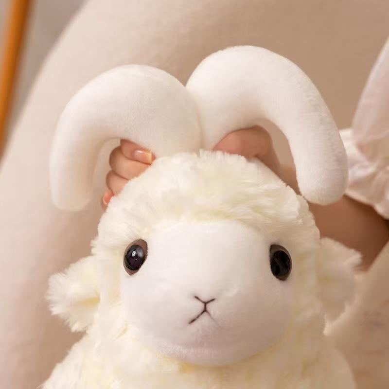 Latest Dudu Mianyang Goat Stuffed Plush Toy, Cartoon Anime Cute Pillow, Children's Birthday Gift, Fun Doll