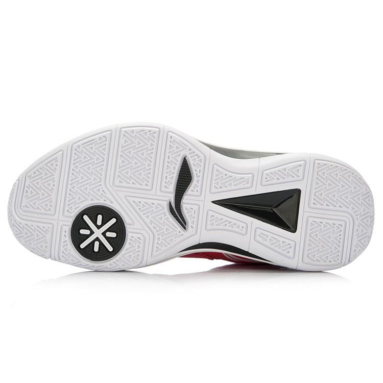 Li Ning All City 4 Mid top Basketball Shoes Unisex Red Black ABAL005-4