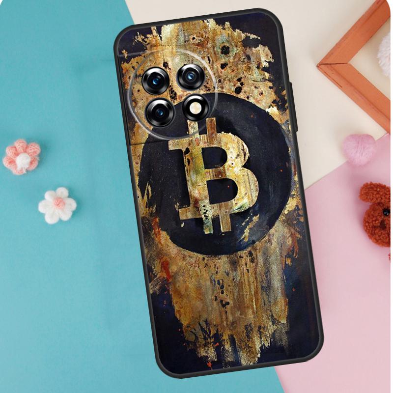 Bitcoin BTC Case For OnePlus 12 11 9 10 Pro 9RT 10T 10R 12R OnePlus Nord N10 N20 CE 2 3 Lite 2T Coque