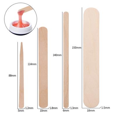 Wooden Waxing Spatula Stick Disposable Hair Removal Tool Multipurpose Applicator