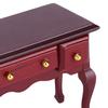 1:12 Dollhouse Miniature Desk, Mini Wooden Dollhouse Table Furnishings Accessories, 9.5 X 6.3 X 4cm/3.7 X 2.5 X 1.6in