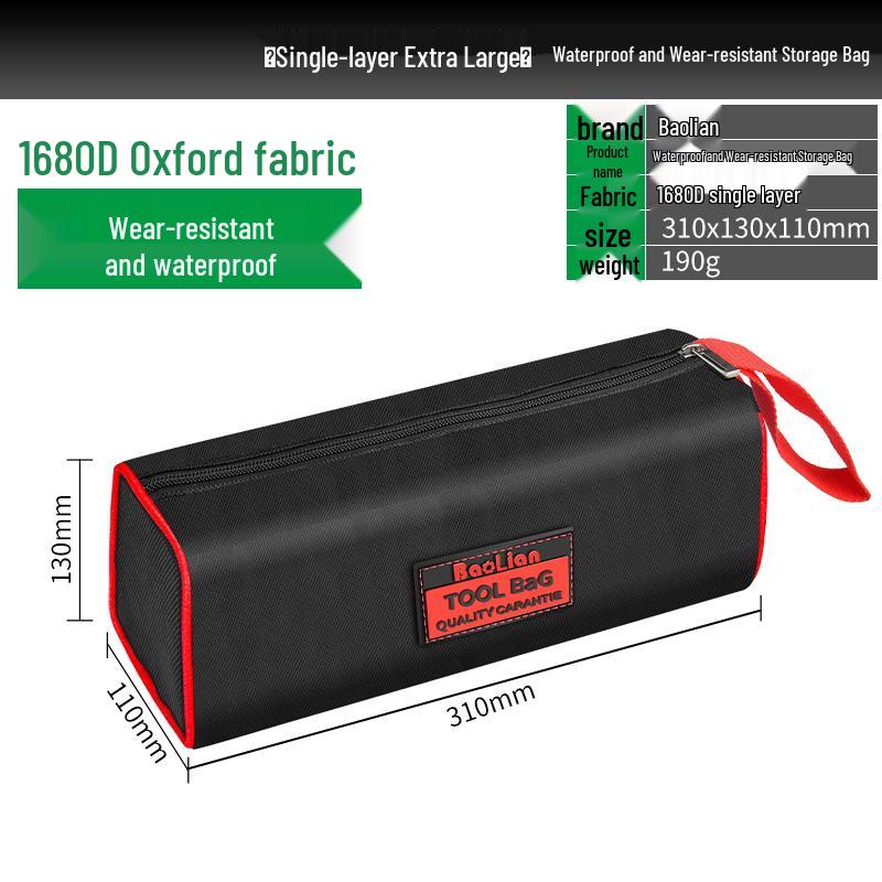 Bolsa Duradera Multifuncional Portátil para Herramientas de Carpintería: Solución de Almacenamiento para Electricistas y Reparación en Lona Espesa
