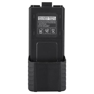 7,4V 3800mAh Li-ion baterie pro Baofeng UV 5R BL-5L UV 5R Series dvoucestné rádio(Černá)