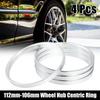 4pcs OD 112mm To ID 106mm Aluminium Alloy Car Hub Centric Rings Bore Spacer