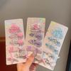 5pcs/Set Ocean Theme Starfish Hairpins Side Clip Style Headwear Princess Bangs Hairpins  For Girls