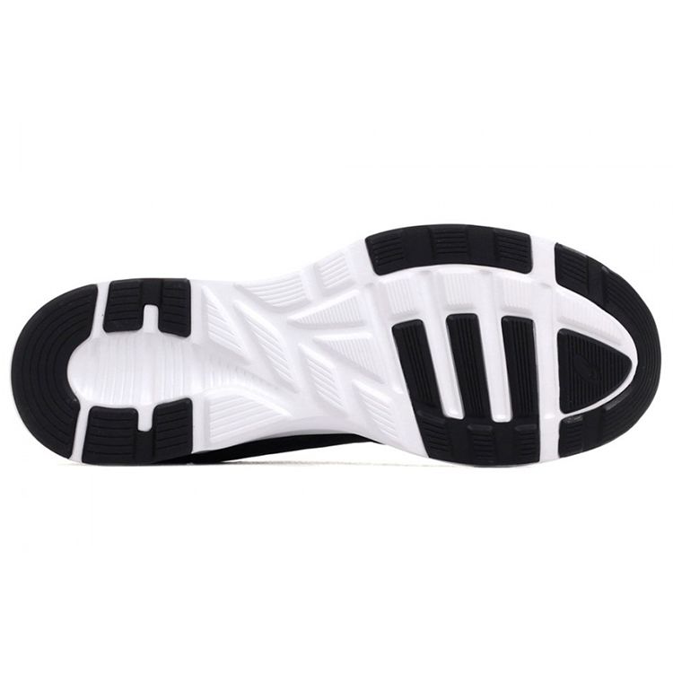 Asics Fuzor Lightweight Durable Non-Slip Low-Top Running Shoes Men Sneakers Black White T6H4N-9001