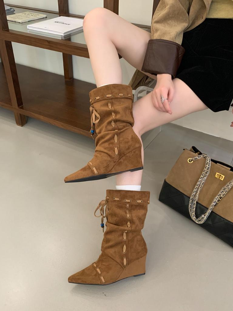 Tassel Ultra Fashion Versatile Inner Enhancement Temperament Great Northwest Travel Boots