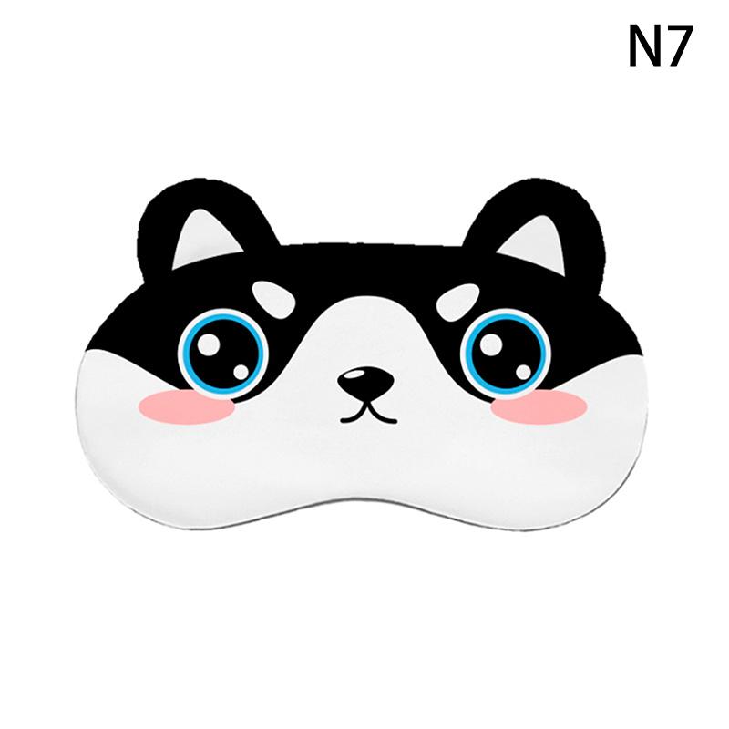 1PCS Cartoon Sleeping Eye Mask Cute Blindfold Eye Cover Mask Eyepatch Travel Home Eyes Relax Mask Eyeshade Gifts for Kids Adult