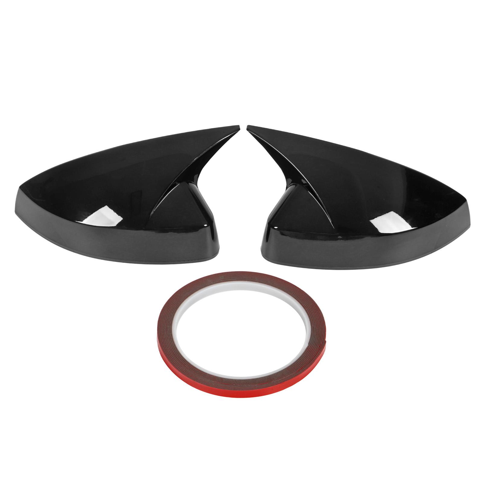 

1 Pair Side Door Mirror Cover Rear View Mirror Housing Replacement for 8V R 2013‑2019