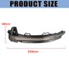 For  A4 S4 RS4 B9 2016-2019 A5 S5 RS5 Dynamic Turn Signal LED Light Side Wing Rearview Mirror Indicator Sequential Blinker