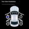 Auto Projektionslogo Willkommenslicht, Tür-LED Hochauflösendes Willkommenslicht, Geeignet für Volvo XC60 S60 S80 S80L V60 XC90 V90 V40