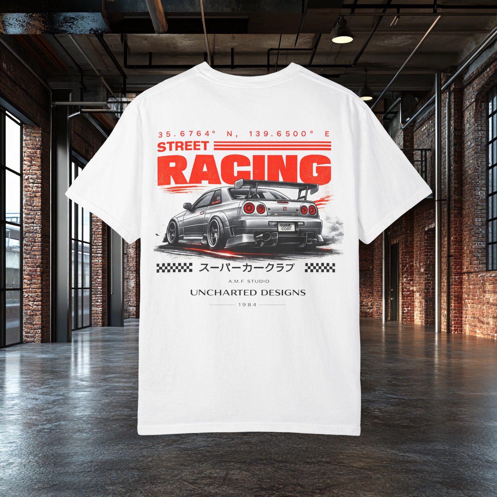 JDM Street Racing Shirt, Japanese Drift Car Tee, Tuner Car Graphic Shirt, Tokyo Racing Streetwear Tee, Car Enthusiast GifT shirt XL