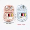 Mini sewing kit, portable and convenient for home use and business trips, small needle thread bag sewing tool combination set