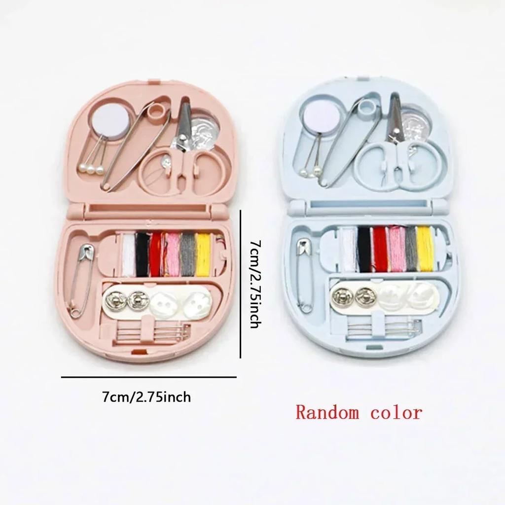 Mini sewing kit, portable and convenient for home use and business trips, small needle thread bag sewing tool combination set