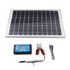 100W Solar Panel Kit Monocrystalline Solar Module with Waterproof 20A 12V 24V Controller for Car Camping