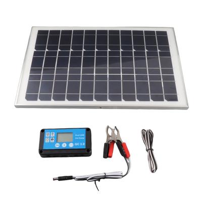 100W Solarpanel-Kit Monokristallines Solarmodul mit wasserdichtem 20A 12V 24V Controller für Auto-Camping