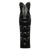 Luxurious Rhinestone-Embellished Strapless Evening Dress for Women – Elegant, Sexy, High-Elastic Bandage Design