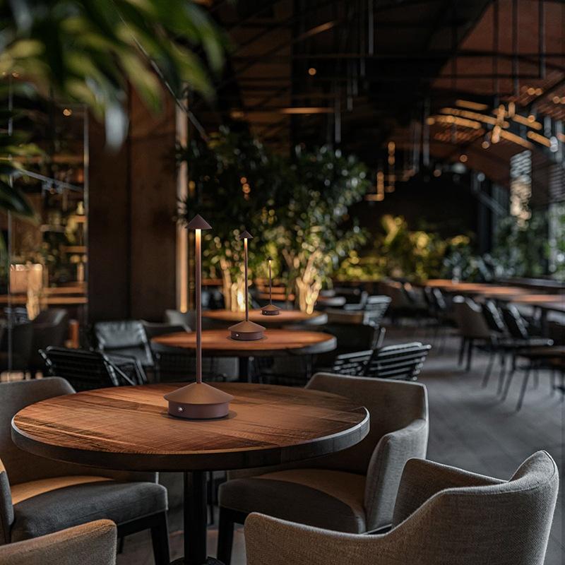 LED Desk Lamp USB Rechargeable Table Lamp USB Touch Lamp Waterproof For Cafes Bar Home Dining Table Bedroom Ambiance Night Lamp