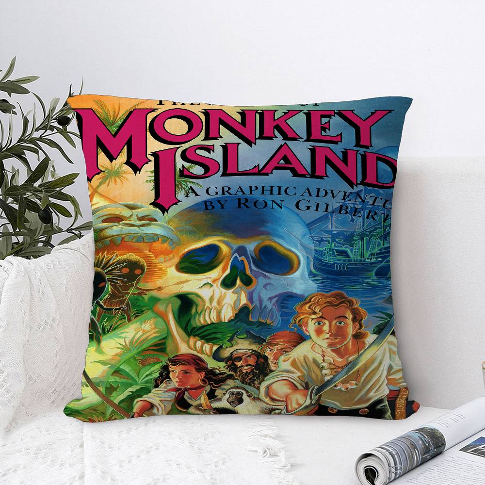 Classic Game The Secret Of Monkey Island Pillow Cover Design Cushion Cover Decor Holiday Decorati