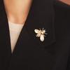 Design Insect Series Brooch Women Men Delicate Little Bee Brooches Crystal Rhinestone Pin Brooch Jewelry Gifts For Girl