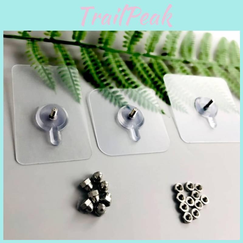 Transparent Non Drilling Rubber Traceless Screw Hook Suitable For Daily Use