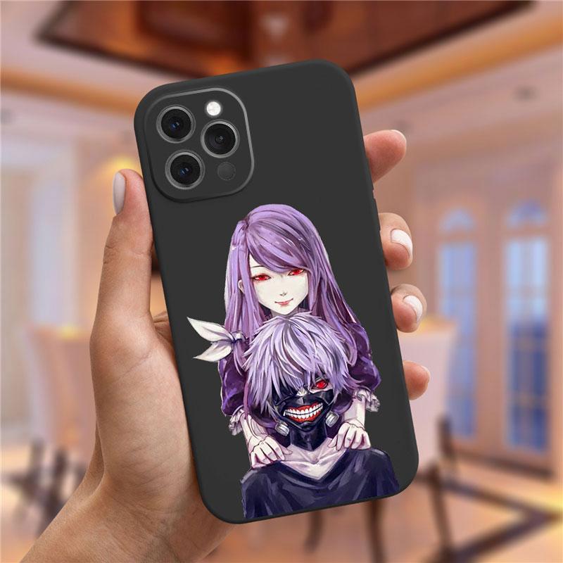 Japanese Anime Tokyo Ghoul Japan Suave Phone Case For iPhone 13 Mini 12 11 Pro Max 7 8 6s Plus XS Max XR Back Fundas Coque Cover