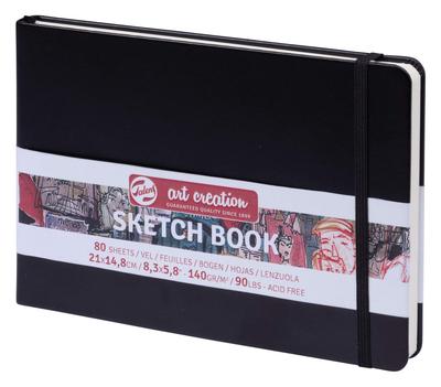 Talens Art Creation Drawing 21 X 15 140g Fine 80 407170 Sketchbook, Notebook, Cm, Black, Thick, Grain, Neutral, Sheets, T9314-005M,