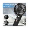 Portable Handheld Fan, USB Desk Fan Mini Electric Desktop Desk Fan Rechargeable Battery Powered Handheld Fan(Black)