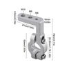 Easy Install For 22mm Handlebar Mount for Motorcycle Rear View Mirrors