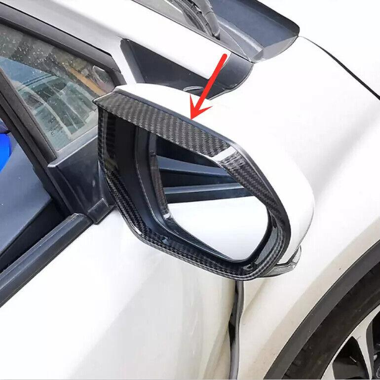 2PCS For Toyota Camry 2018  -2024 ABS Car Rearview Side Mirror Rain Eyebrow Trim Mirror Shield Cover Shield Visors Frame
