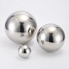 6 Pcs Stainless Steel Decorative Balls Metal Hollow Balls Smooth Gazing Mirror Ball for Home Garden Dcor