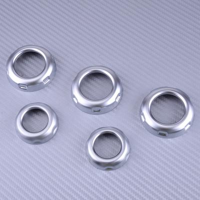 5 Pièces Couvercle de Bouton de Volume de Climatisation AC Style Chrome Convient Pour Land Rover Range Rover Sport 2010 2011 2012 2013