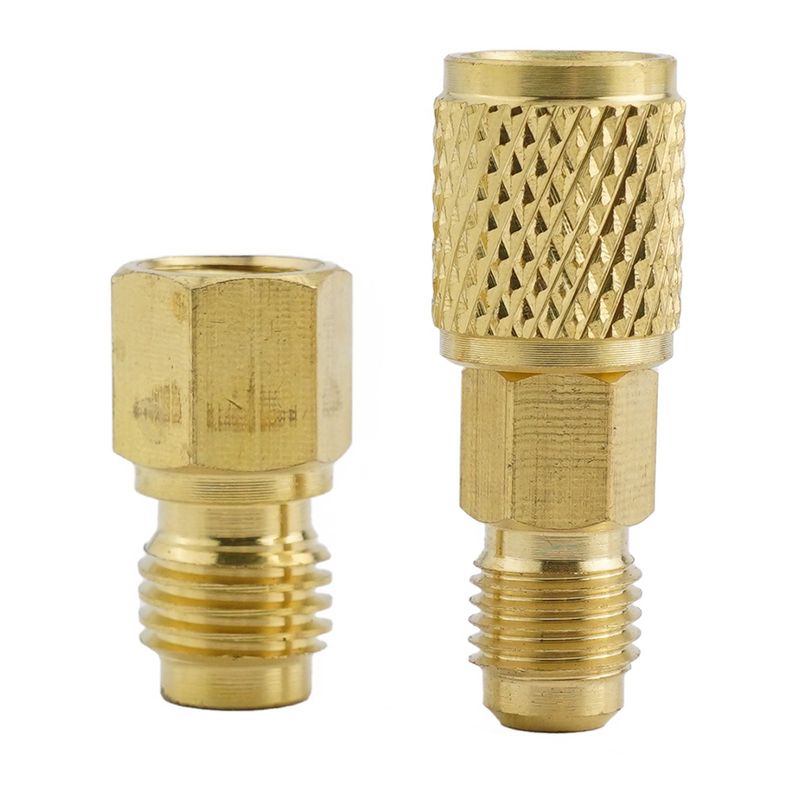 1x Self-Sealing for r1234yf CAN 2x Adapters Car AC Self-Sealing A/C Can Tap Tapper Adapter Dispensing Valve ADAPTERS