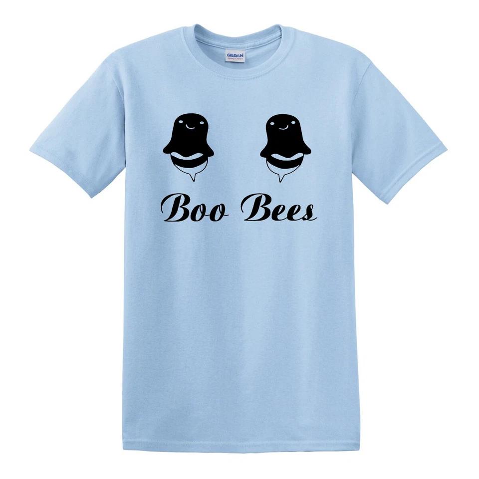 Boo Bees T-Shirt Party Gift Men s Ladies Halloween Funny Comedy Scary Top Tee 5 XL