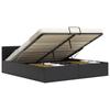 Bed Frame with Hydraulic Storage Faux Leather 160x200 Cm