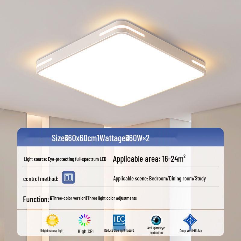 LED Ceiling Light: Ultra-Thin, Modern Round Lighting for Living Room, Bedroom, Dining, and Study Rooms