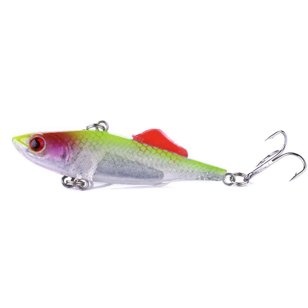 Full swimming layer flutter swimming submergedVIBFake bait7cm16.5gBionic Fishing Lure for Long Casting, Bass and Pike, Essential