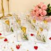 40 Piece Luxury Acrylic Transparent Gift Box Plastic Handheld Bag Triangular Wedding Candy Basket Birthday Party Anniversary Dinner Venue Decoration