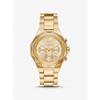 Oversized Raquel Gold-Tone Watch MK4690