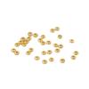 Handmade Sand Gold Spacer Bead Bracelet Necklace DIY Jewelry