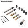 Complete 13pcs HSS Welding Drill Bit and Countersink Set for Iron Cast Iron Alloy Steel and Carbon Steel Applications