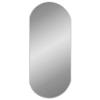 VidaXL Wall Mirror Makeup Mirror Vanity Cosmetic Bathroom Decoration Toilet Living Room Interior Silver 348193