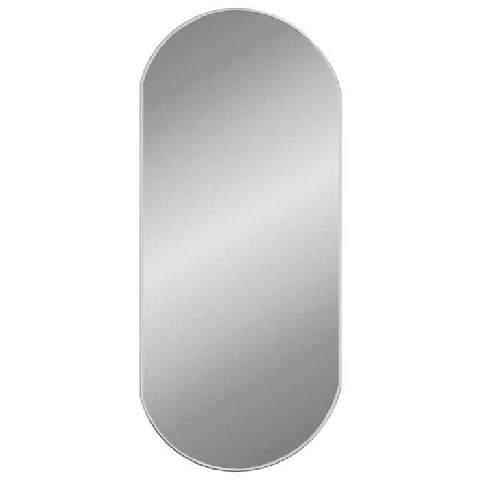VidaXL Wall Mirror Makeup Mirror Vanity Cosmetic Bathroom Decoration Toilet Living Room Interior Silver 348193