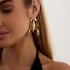 Ingemark Vintage Creative Crayfish Metal Stud Earrings for Women Punk Trendy Geometric Piercing Earrings Ear Jewelry Accessories