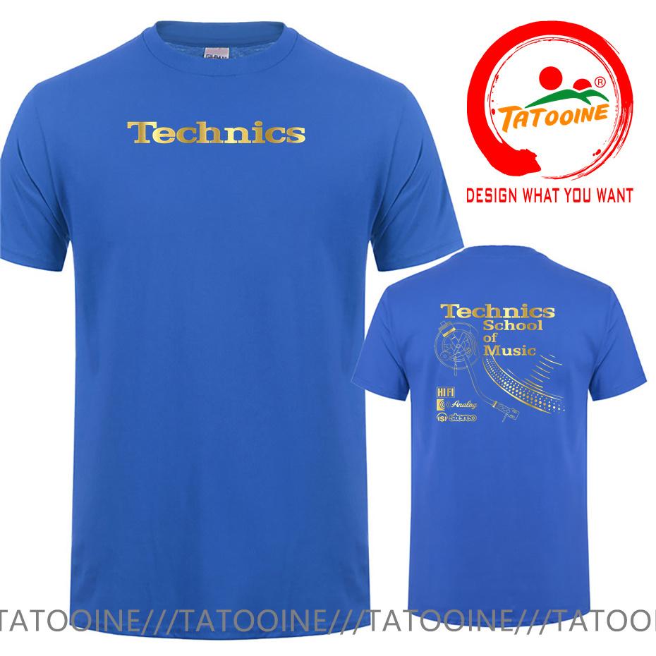 Vintage Deejay Shirt Long Play Tshirt Technics School Of Music T Shirt Unisex Retro Dj Music Tshirt Hot Sale Fashion Top Tee Shirt