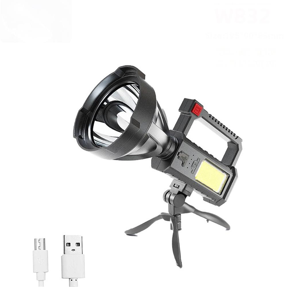Powerful Flashlight Camping Lights Rechargeable Lamp Work Light Handheld Searchlight Portable Led Waterproof Outdoor Lighting