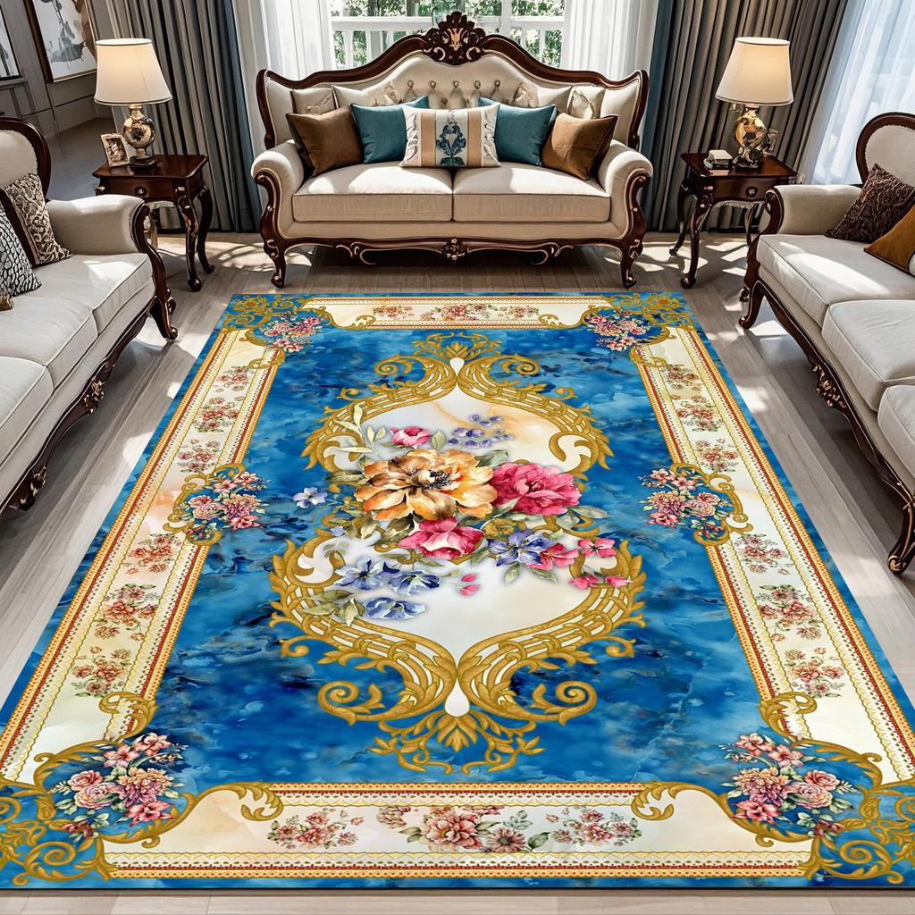 European Style Light Luxury Sofa Carpet for Living Room or Bedroom