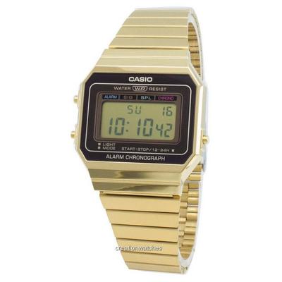 Pánske hodinky Youth Vintage A700WG-9A Alarm Chronograph Quartz
