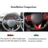 BOYOUS 3PCS ABS Molding Trim Sticker Cover Auto Accessories Interior Decoration for Toyota RAV4 2019 2020 2021 2022 2023 2024 2025, Not Fit Rav4