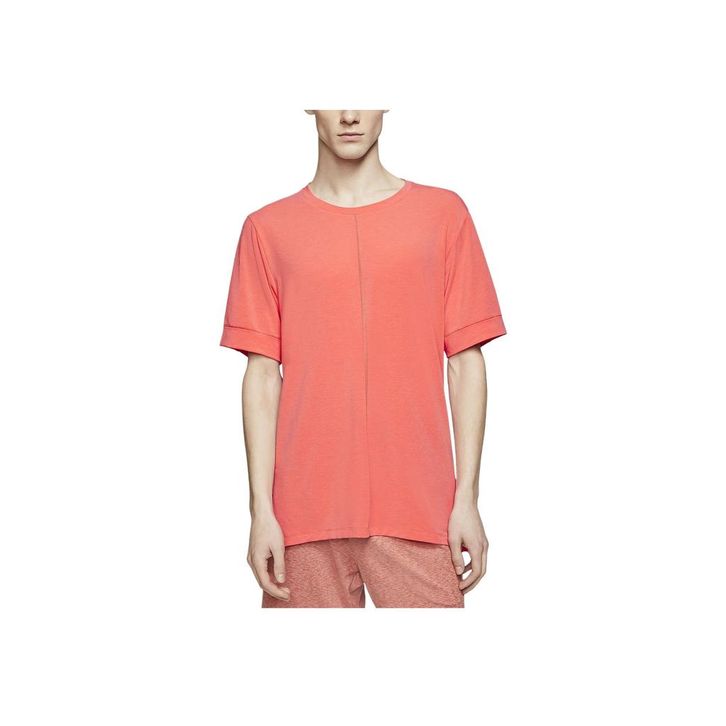 Nike Dri-FIT Yoga Quick-Dry Short Sleeve T-Shirt Men Tops Watermelon-Red BV4035-814